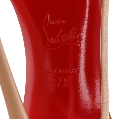 Christian Louboutin Kid Spiked So Me 100 Sandals 37.5 Nude 7 of 10
