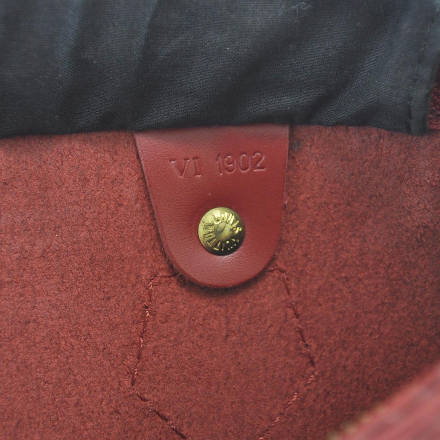 Louis Vuitton Epi Speedy 25 Rouge 11 of 11