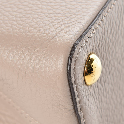 Louis Vuitton Taurillon Capucines BB Galet 13 of 14