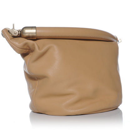 Chanel Calfskin CC Bucket Bag Beige 3 of 9