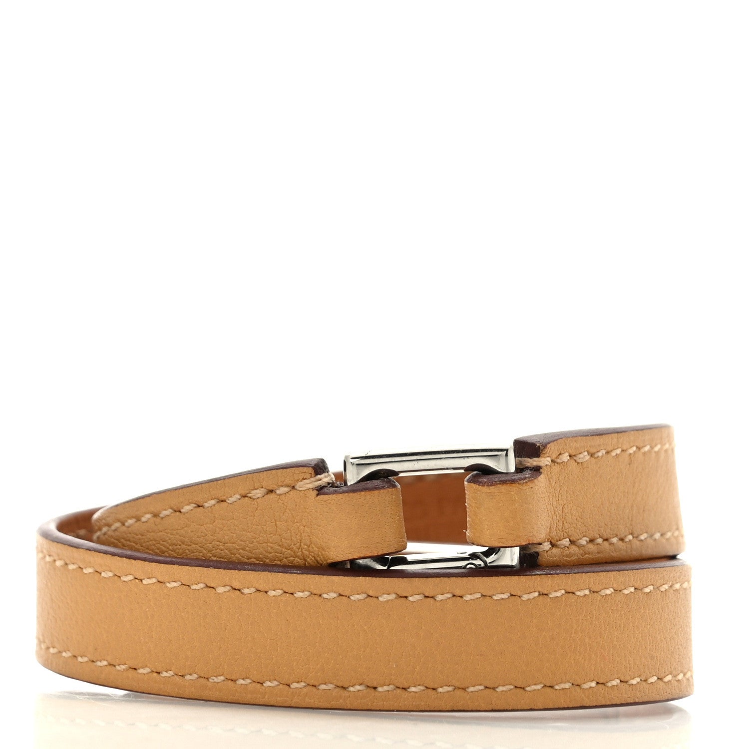 Hermes Swift Rivale Double Tour Bracelet XS Curry 3 of 4