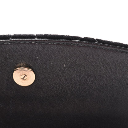 Balenciaga Velvet Mattress Quilted BB Wallet On Chain Black 12 of 13