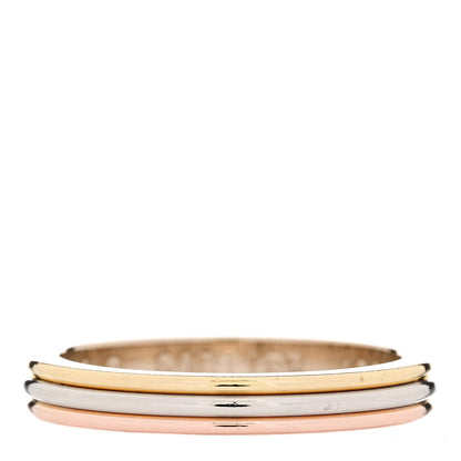 Cartier 18K Pink White Yellow Gold 2.8mm Trinity Wedding Band Ring 50 5.25 3 of 6