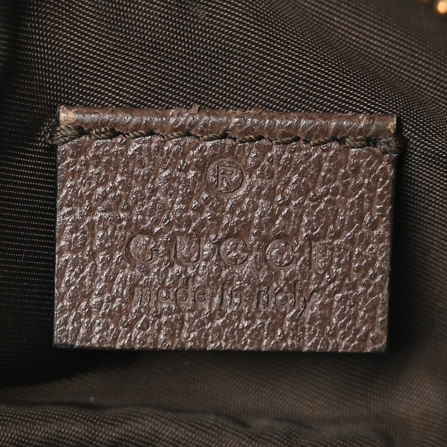 Gucci GG Supreme Monogram Web Ophidia Dome Key Pouch Beige New Acero 6 of 9