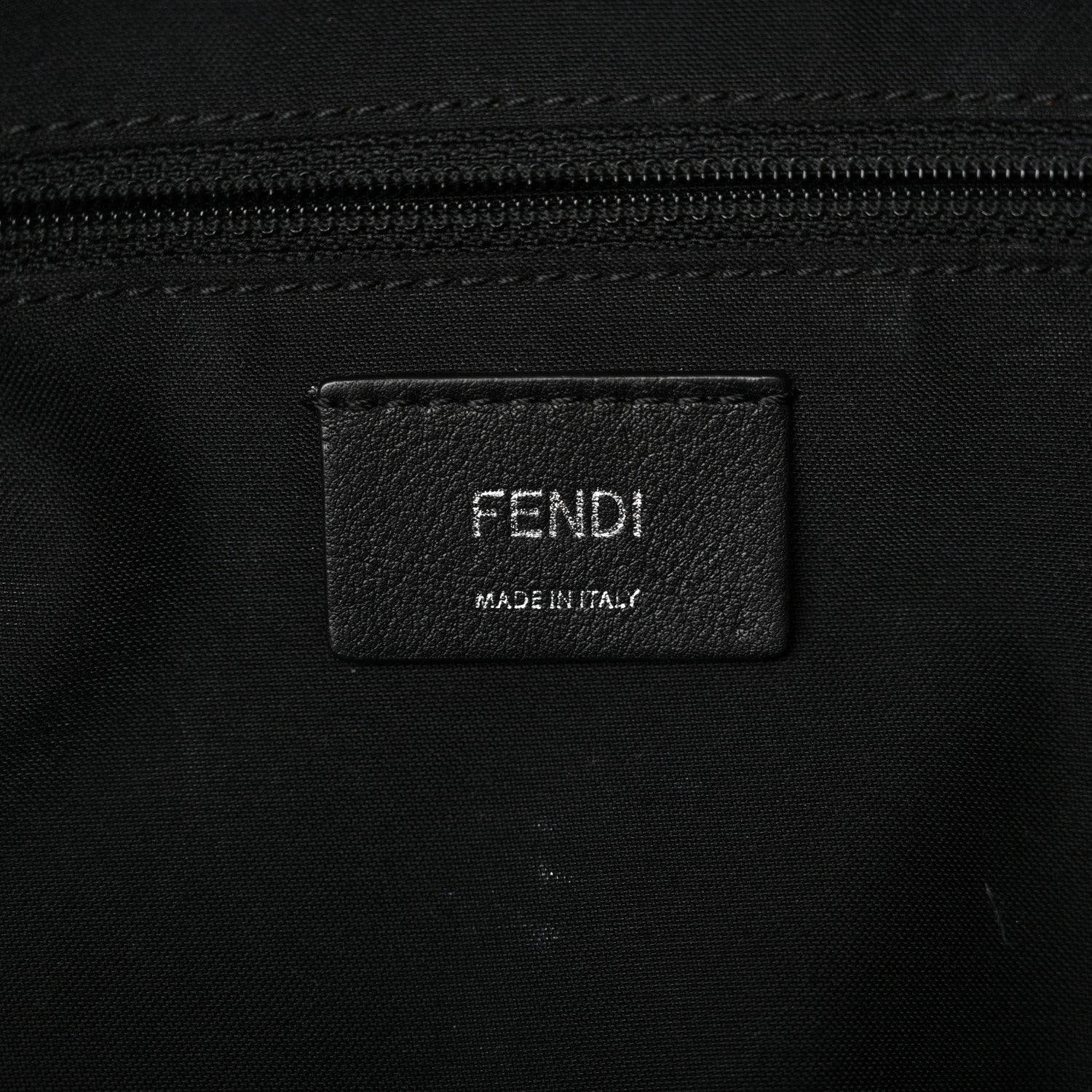 Fendi Nylon Vitello Liberty Sequin Fun Fair Embroidered Backpack Black 6 of 12
