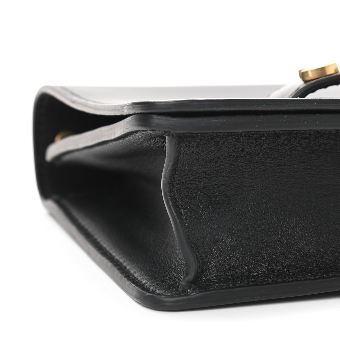 Calfskin J'Adior Chain Flap Bag Black
