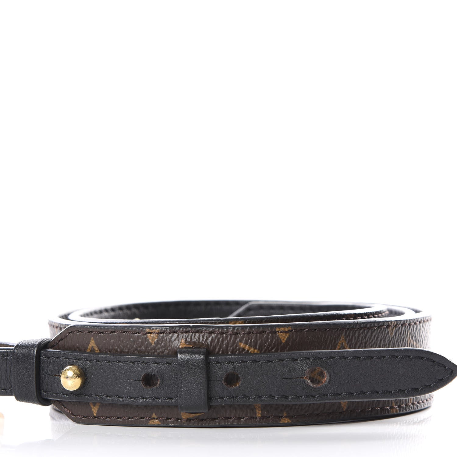 Louis Vuitton Monogram Bandouliere Shoulder Strap XL Black 2 of 5