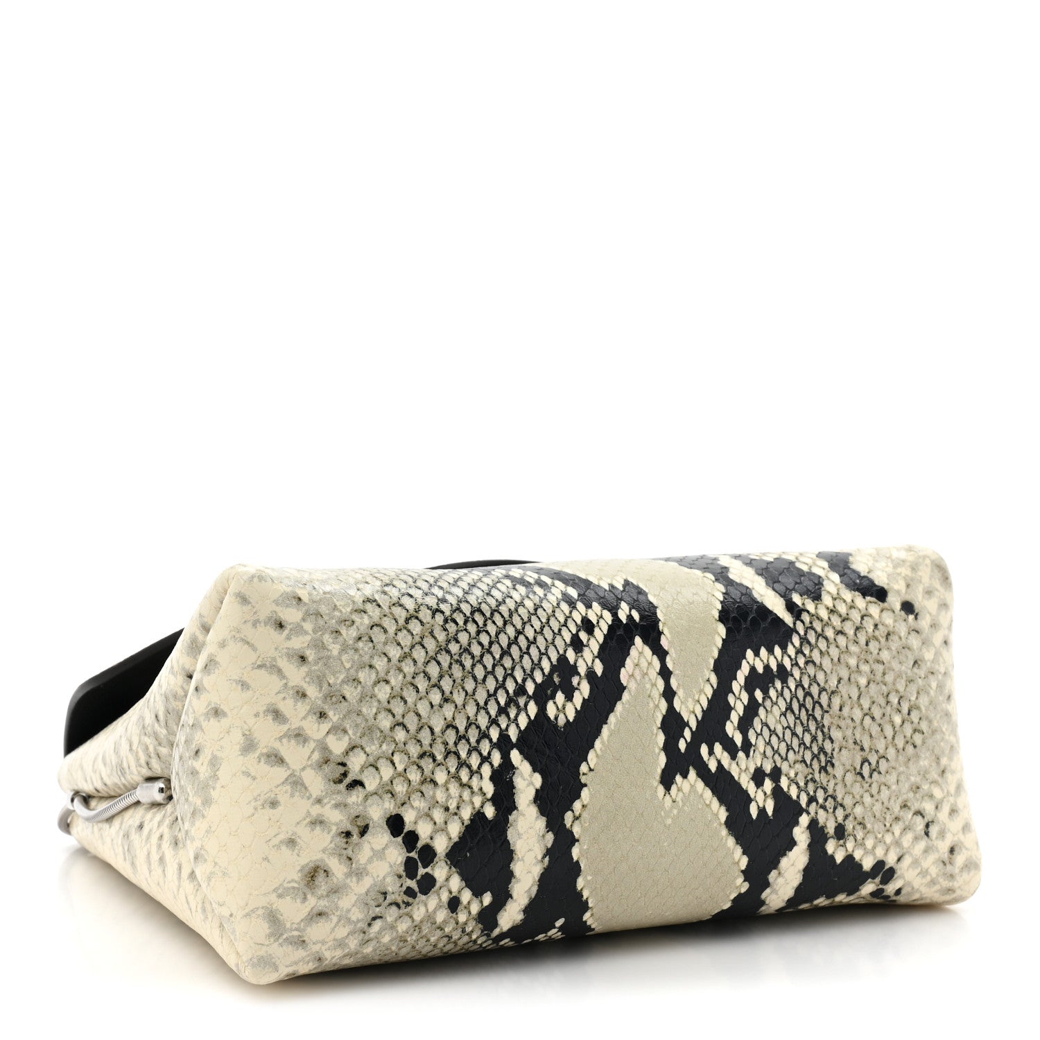 Khaite Calfskin Python Embossed Bobbi Bag Natural 4 of 8