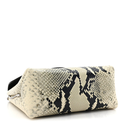 Khaite Calfskin Python Embossed Bobbi Bag Natural 4 of 8