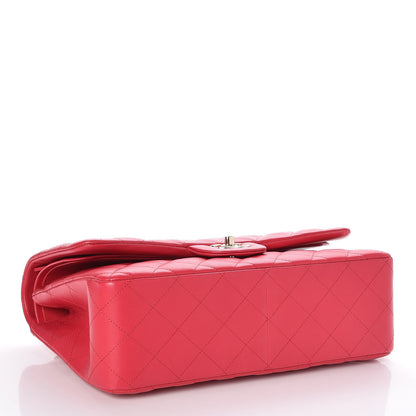 Chanel Lambskin Quilted Jumbo Double Flap Red 5 of 10