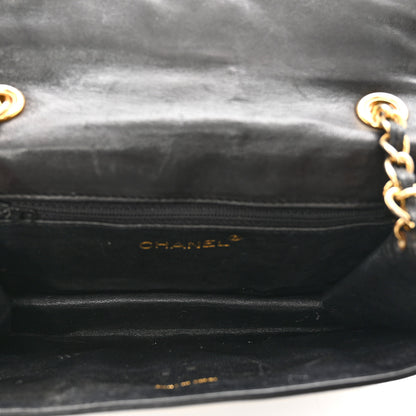 Chanel Lambskin Quilted CC Small Single Flap Black 5 of 13