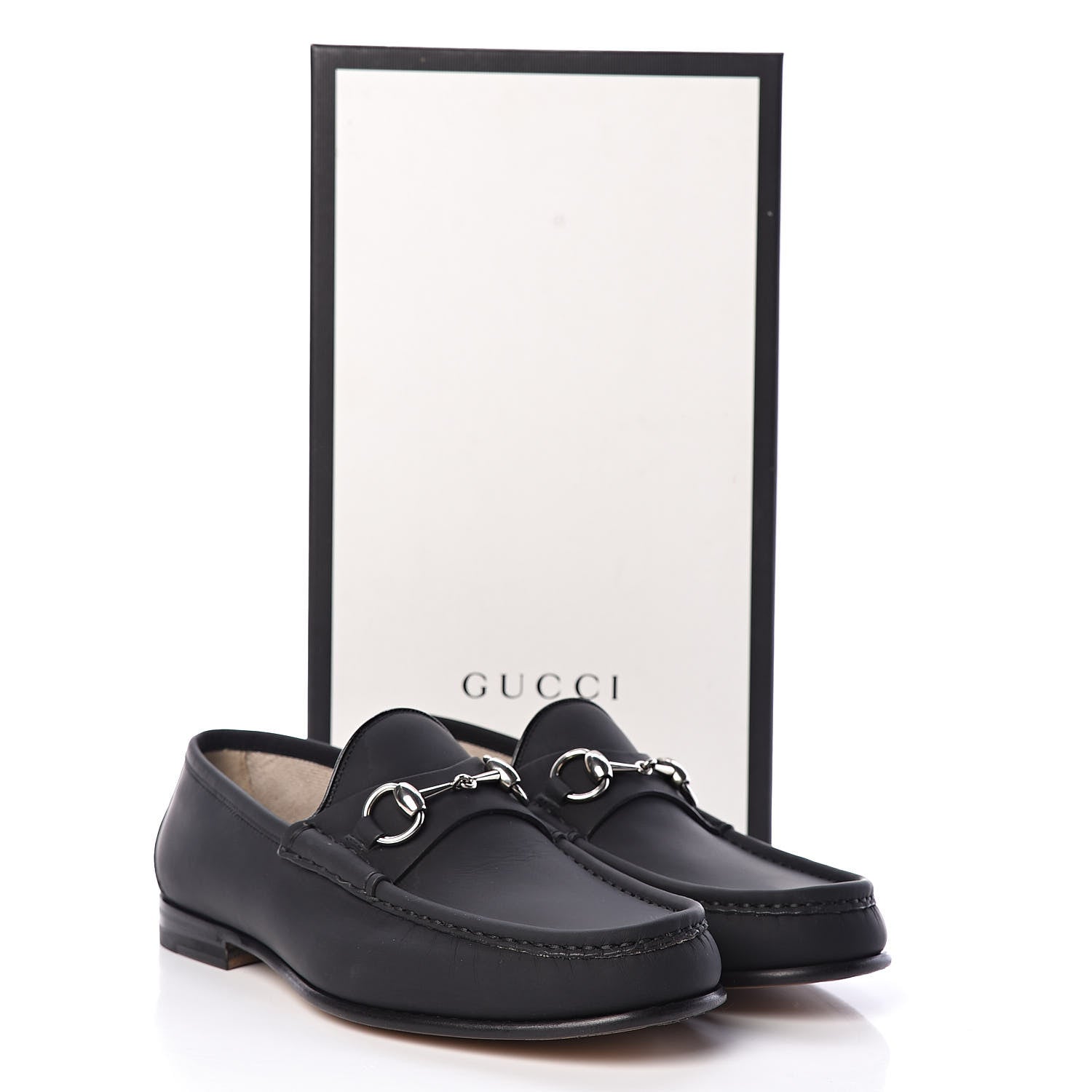 Gucci Calfskin Mens 1953 Horsebit Loafers 7 Black 9 of 9