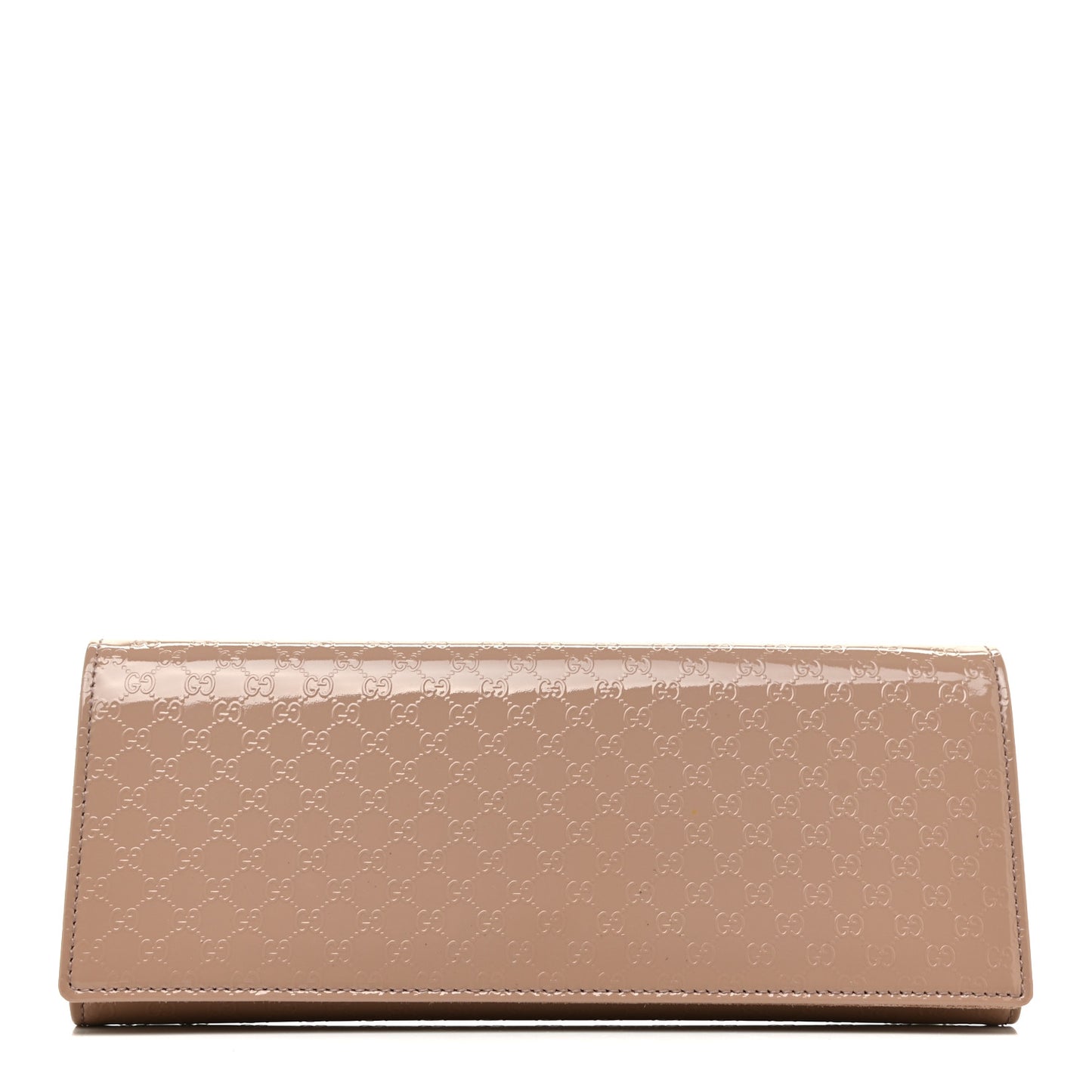 Patent Microguccissima Small Broadway Clutch Dark Cipria