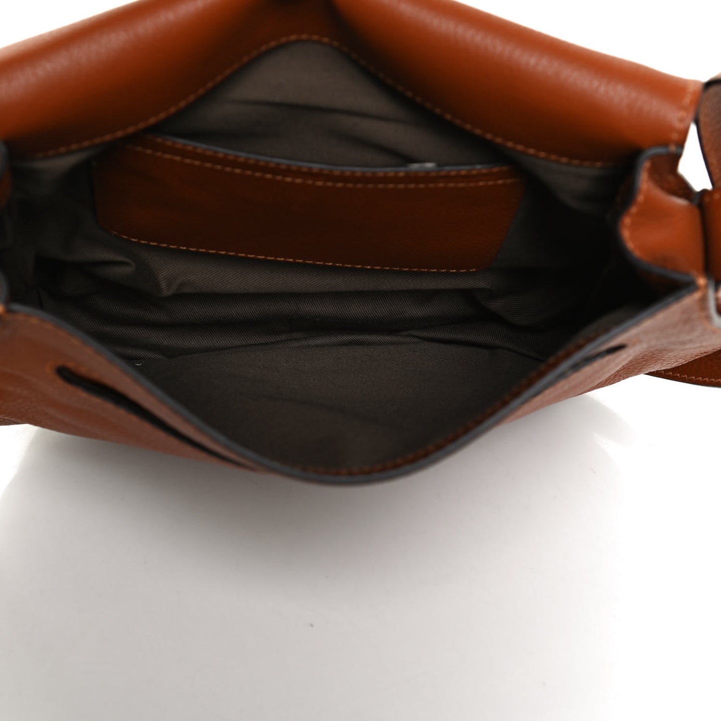 Calfskin Medium Marcie Round Crossbody Bag Tan