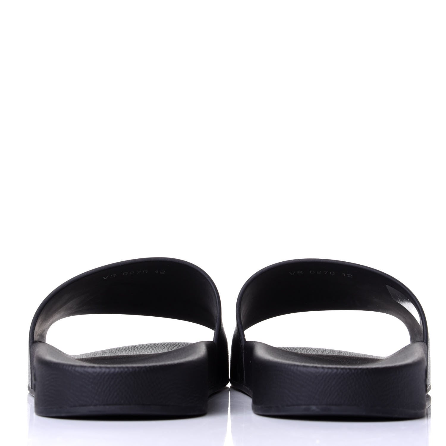 Louis Vuitton Rubber Monogram Eclipse Mens Waterfront Mules 12 Black 6 of 10