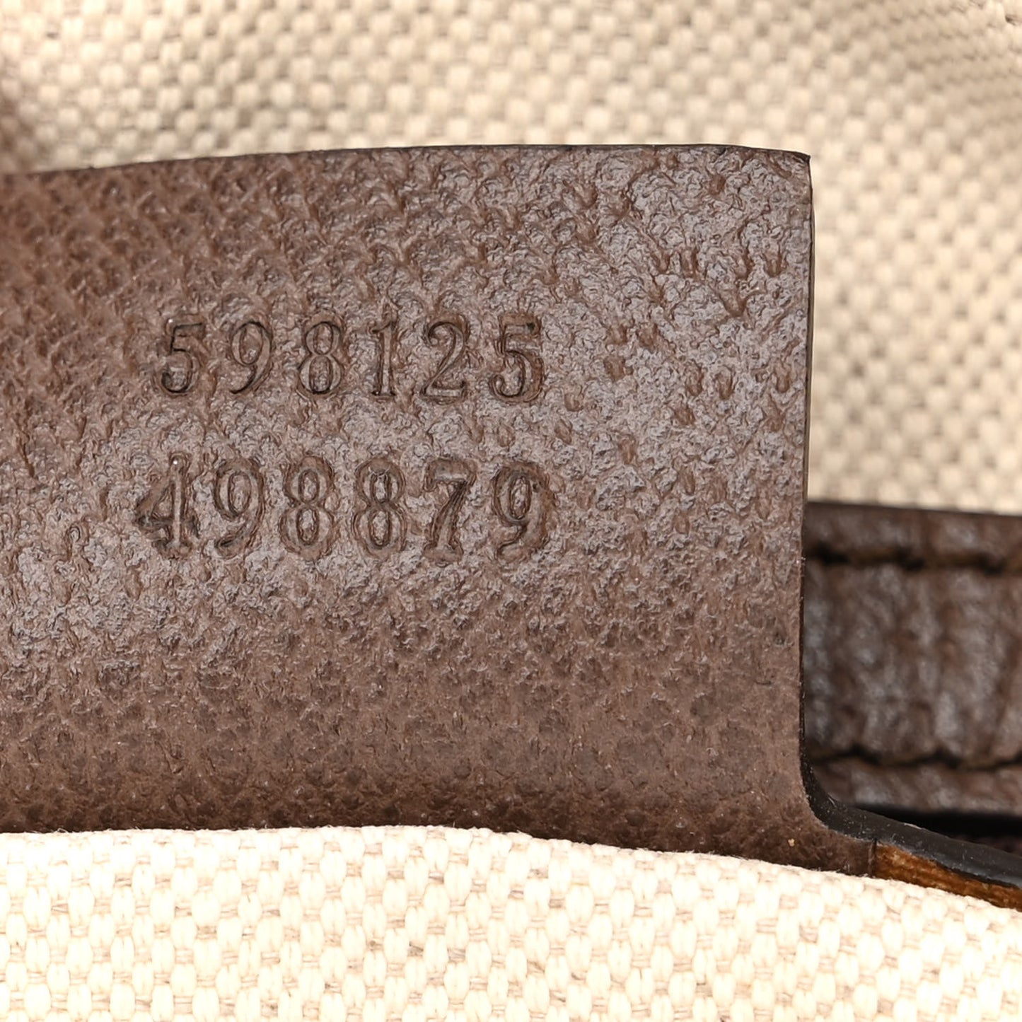 GG Supreme Monogram Web Small Ophidia Half Moon Hobo Brown