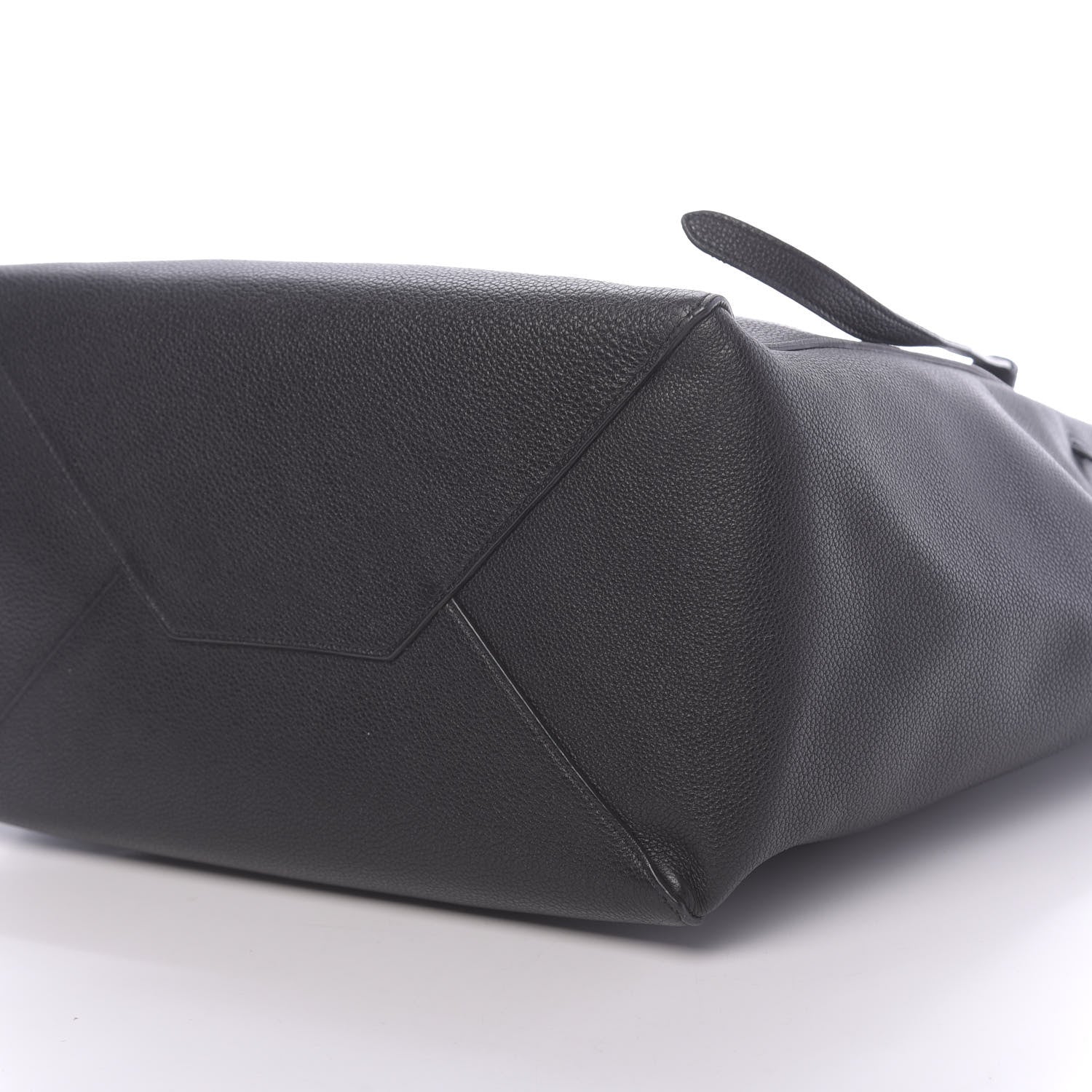 Celine Soft Grained Calfskin Small Belt Cabas Phantom Black 9 of 9