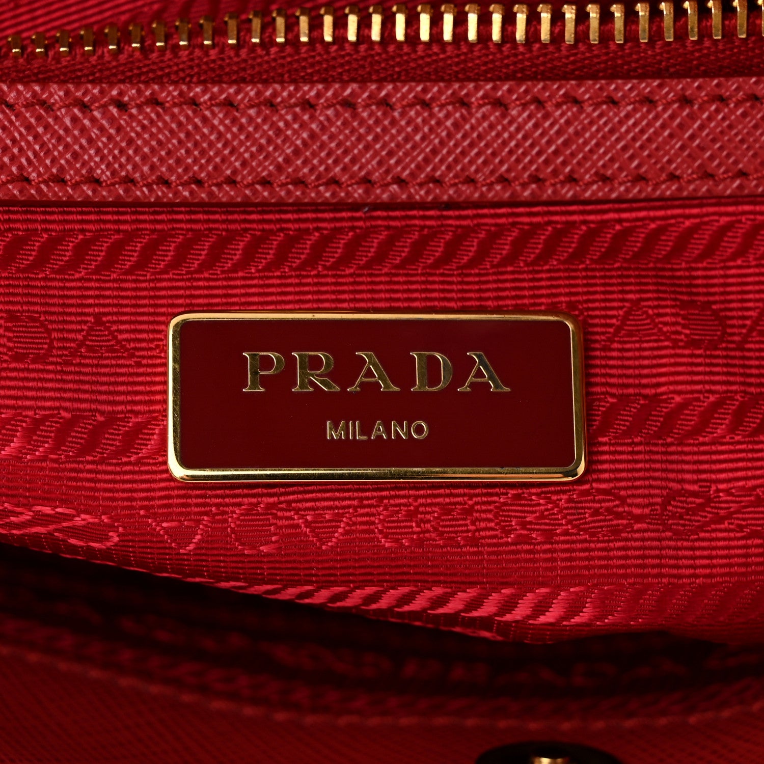 Prada Saffiano Medium Galleria Double Zip Tote Fuoco 7 of 12