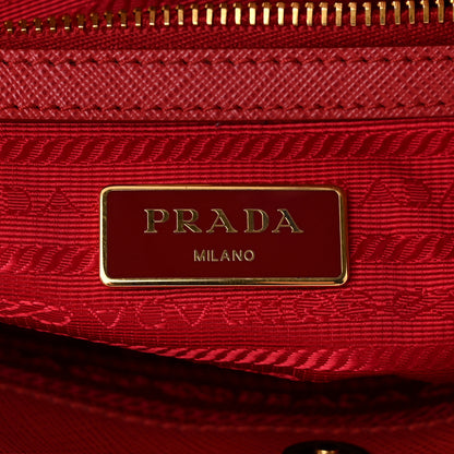Prada Saffiano Medium Galleria Double Zip Tote Fuoco 7 of 12