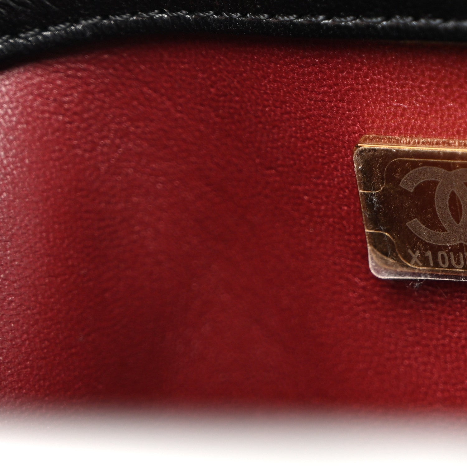 Chanel Lambskin Resin Pearl Quilted Flap Black 7 of 10