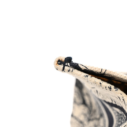 Christian Dior Canvas Embroidered Medium Palms Toile De Jouy Book Tote Blue 13 of 17