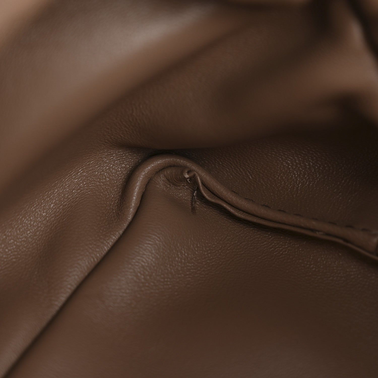 Mansur Gavriel Lambskin Cloud Oversized Clutch Biscotto 10 of 11