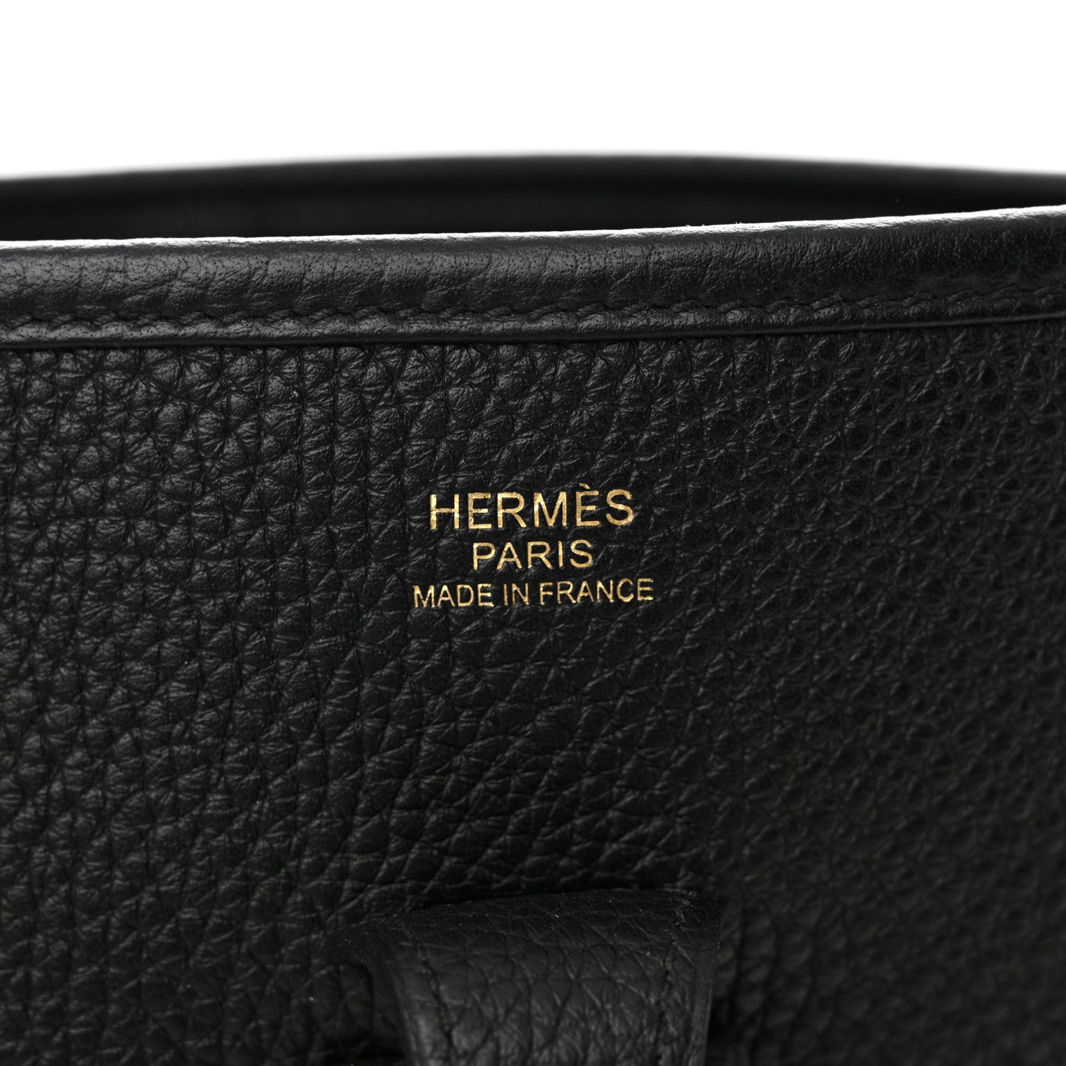 Hermes Taurillon Clemence Evelyne III PM Black 6 of 10