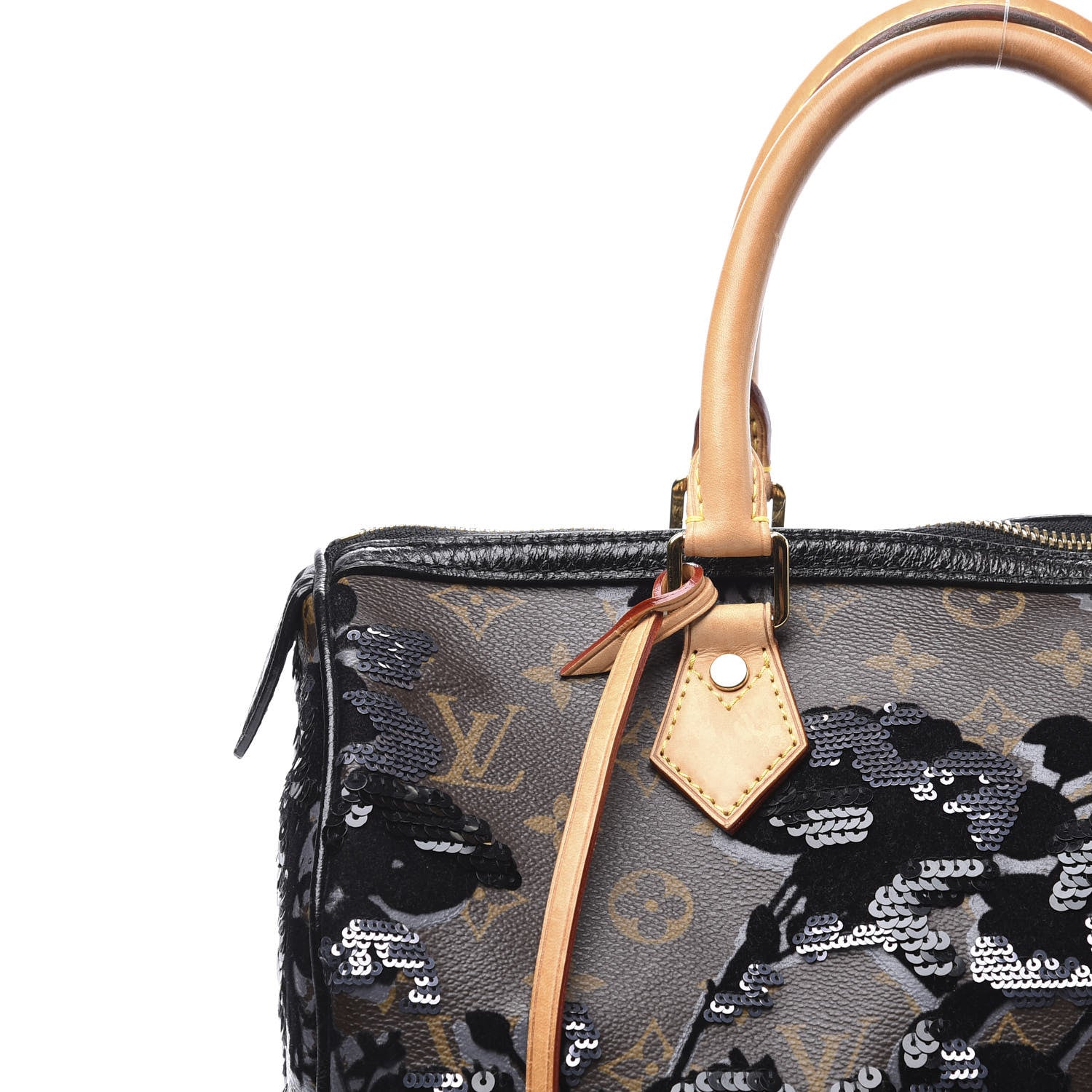 Louis Vuitton Monogram Fleur De Jais Sequins Speedy 30 12 of 12