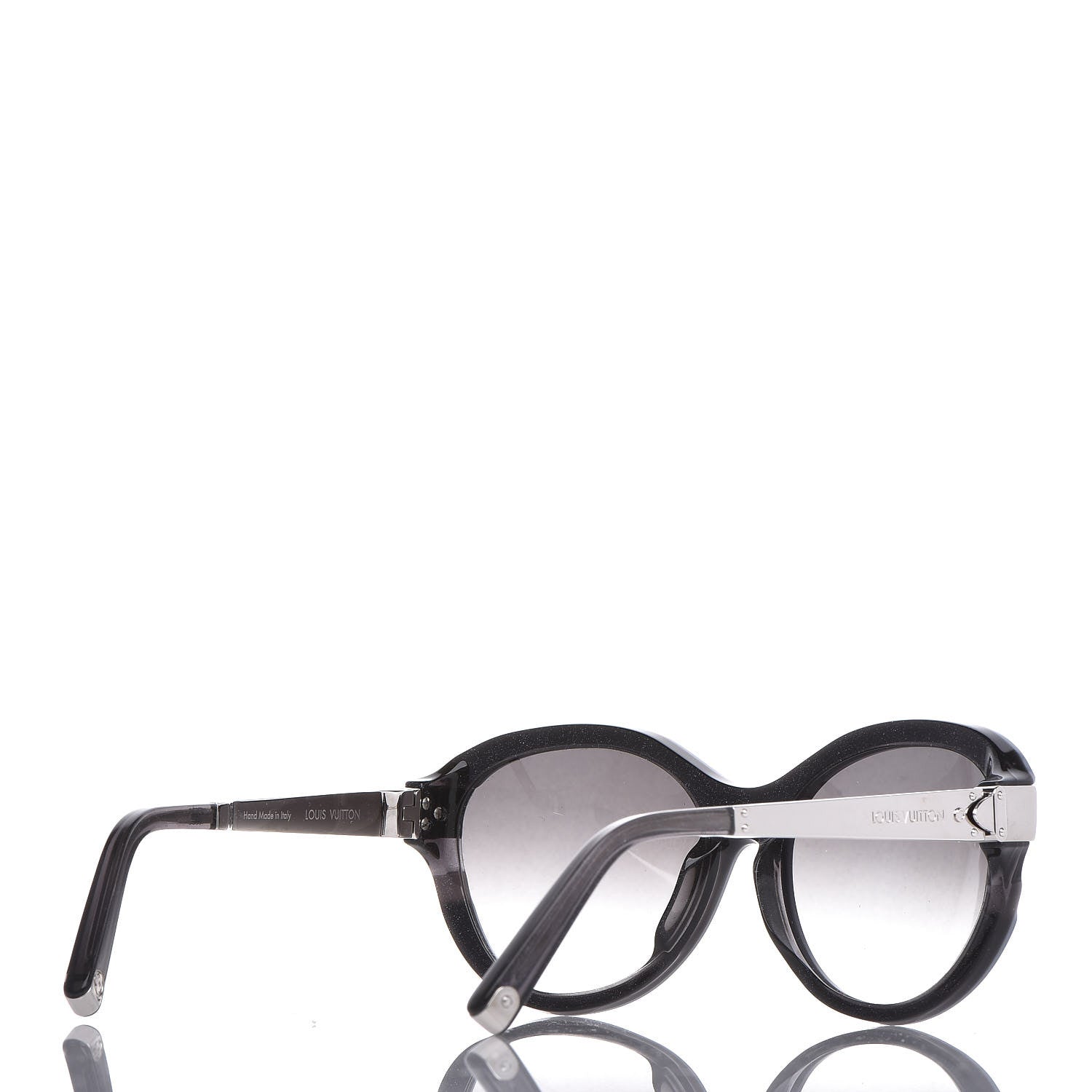 Louis Vuitton Acetate Petit Soupcon Cat Eye Sunglasses Z0489W Black 4 of 8