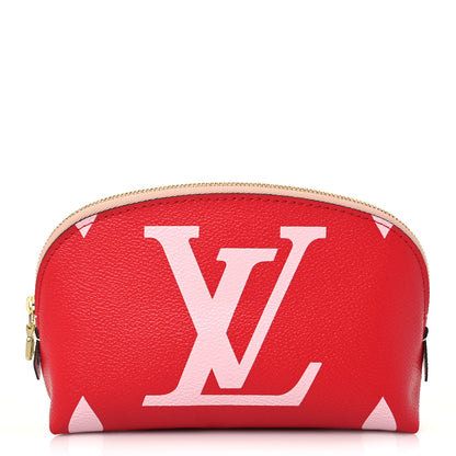 Louis Vuitton Monogram Giant Cosmetic Pouch Rouge 2 of 6