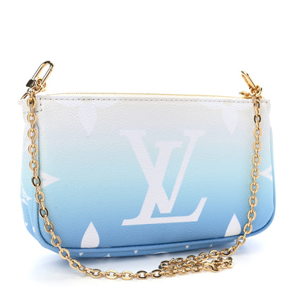 Louis Vuitton Monogram Giant By The Pool Multi Pochette Accessories Mini Pochette Blue 3 of 9