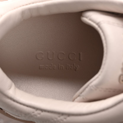 Gucci Calfskin Interlocking G Ripple Womens Platform Sneakers 38 Light Pink 6 of 8