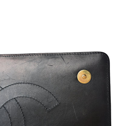Chanel Lambskin Quilted Medium Diamond CC Flap Black 14 of 20