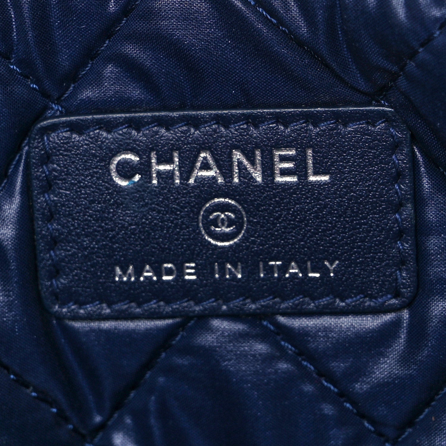 Chanel Caviar Quilted Small Pouch Navy 6 of 10