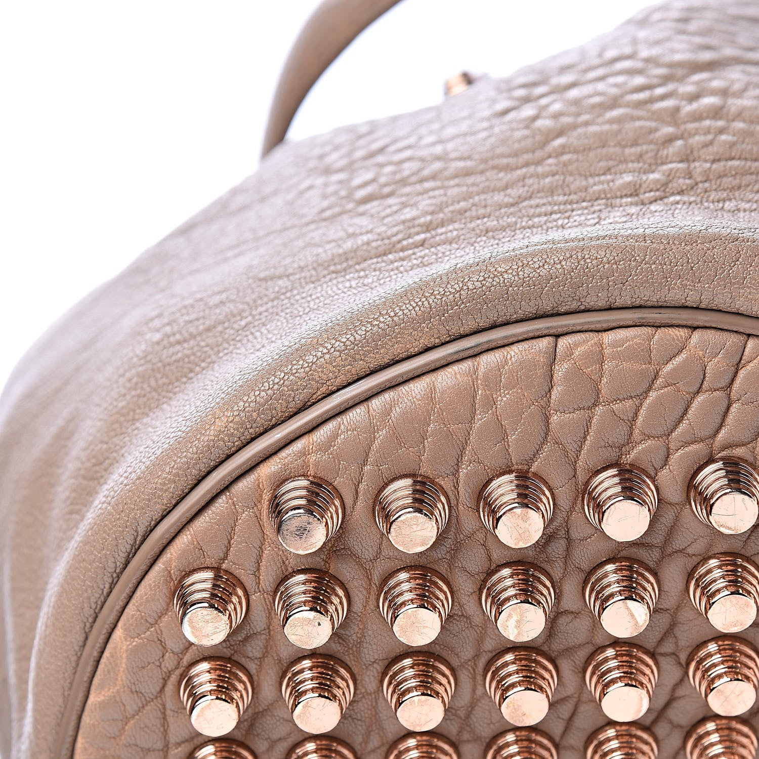Alexander Wang Pebbled Lambskin Diego Bucket Bag Latte 15 of 17