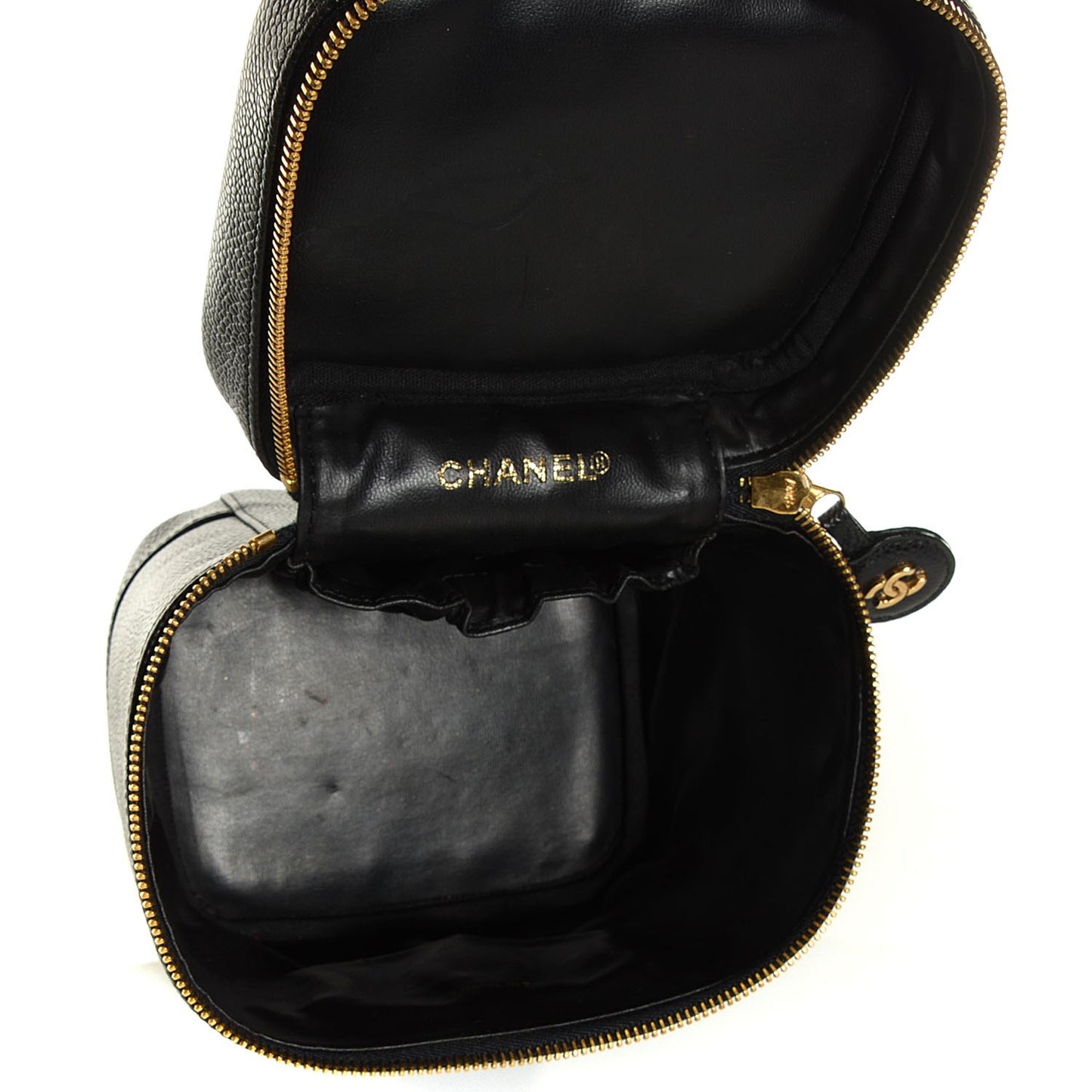 Caviar Cosmetic Vanity Bag Black