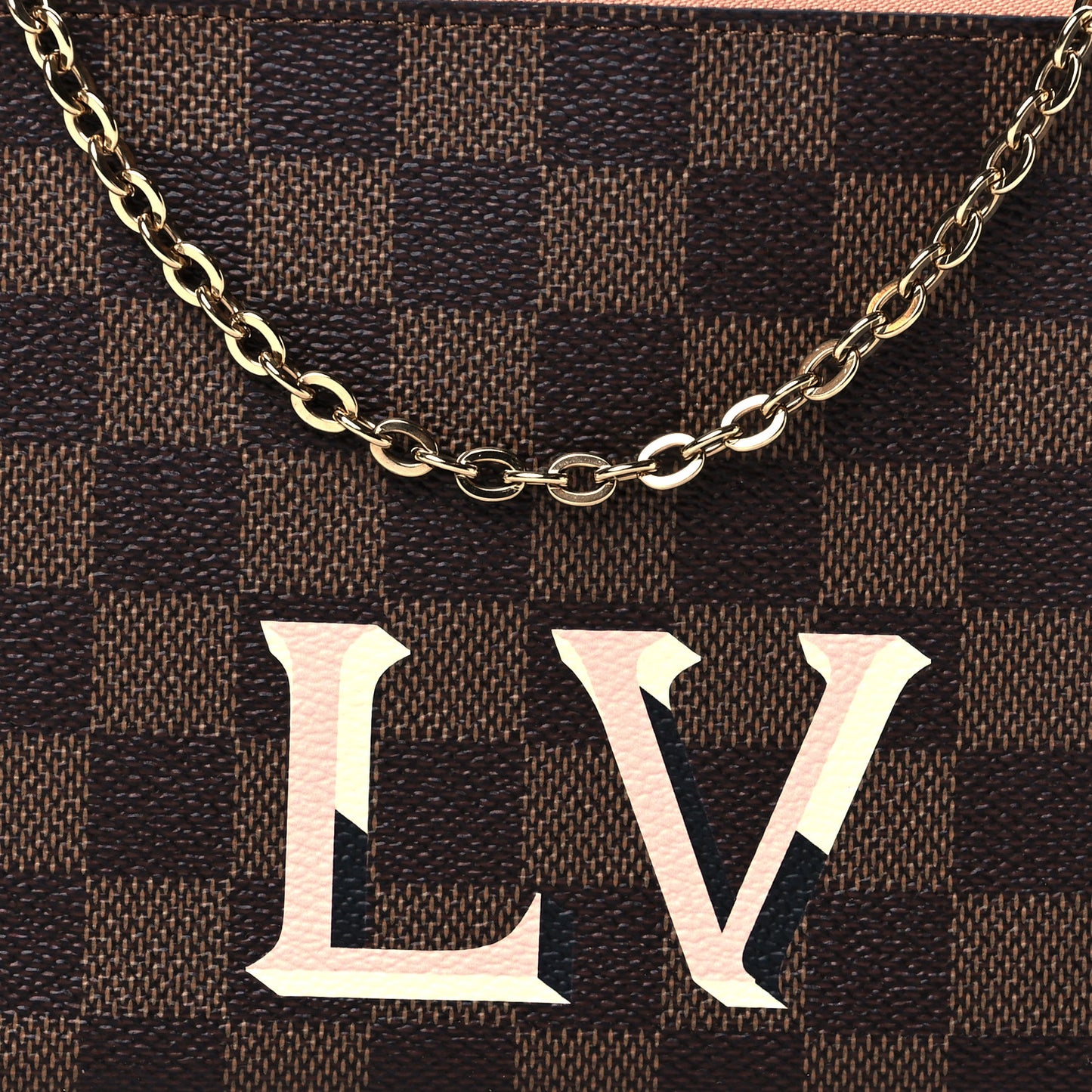 Damier Ebene Double Zip Pochette