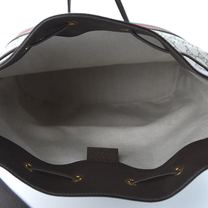 Gucci GG Supreme Monogram Web Ophidia Bucket Bag Brown 4 of 9