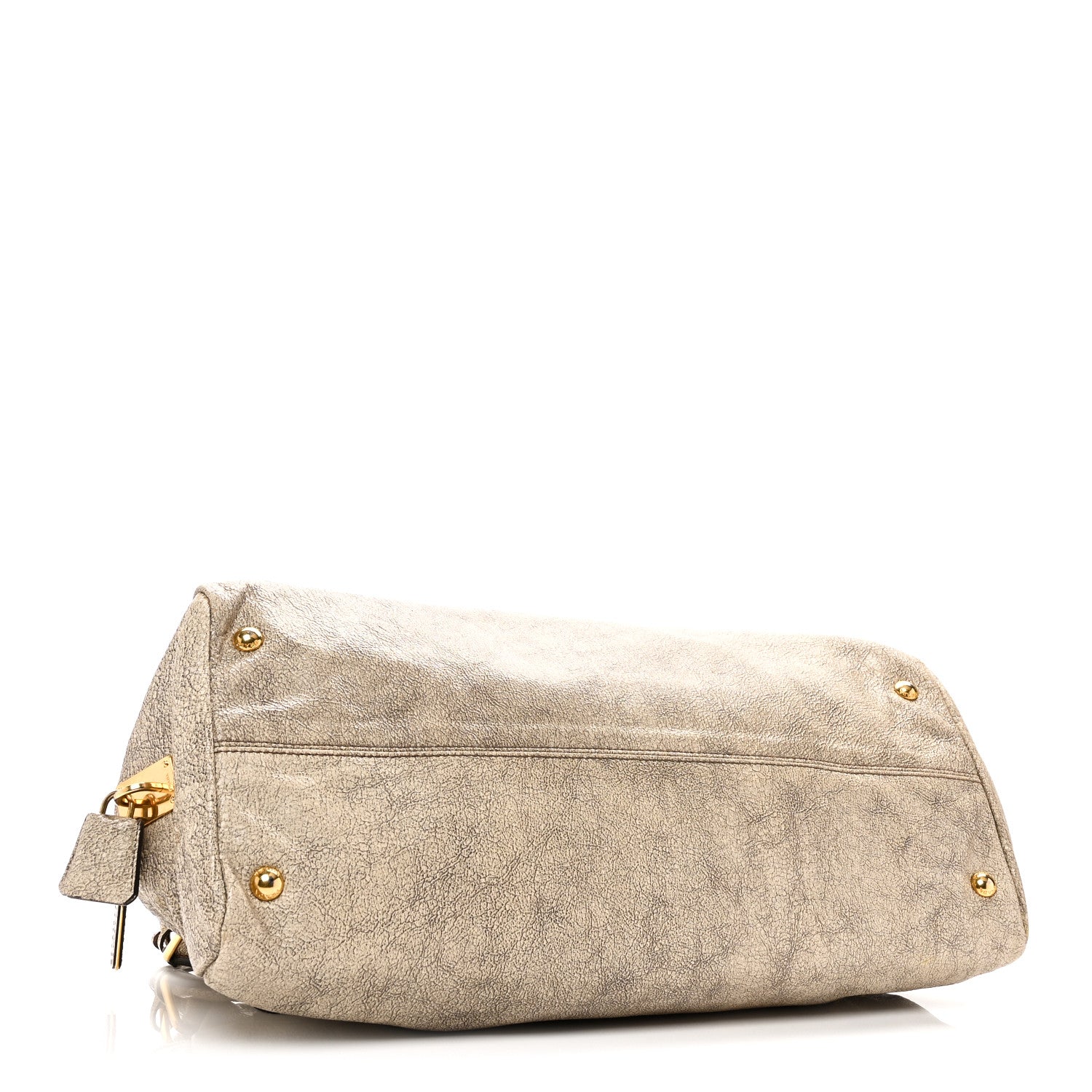 Prada Craquele Shoulder Bag Talco 4 of 10