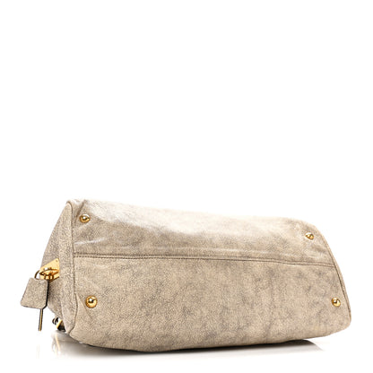Prada Craquele Shoulder Bag Talco 4 of 10