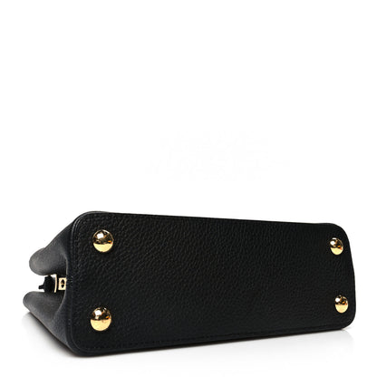 Louis Vuitton Taurillon Mechanical Flowers Capucines BB Black 4 of 10