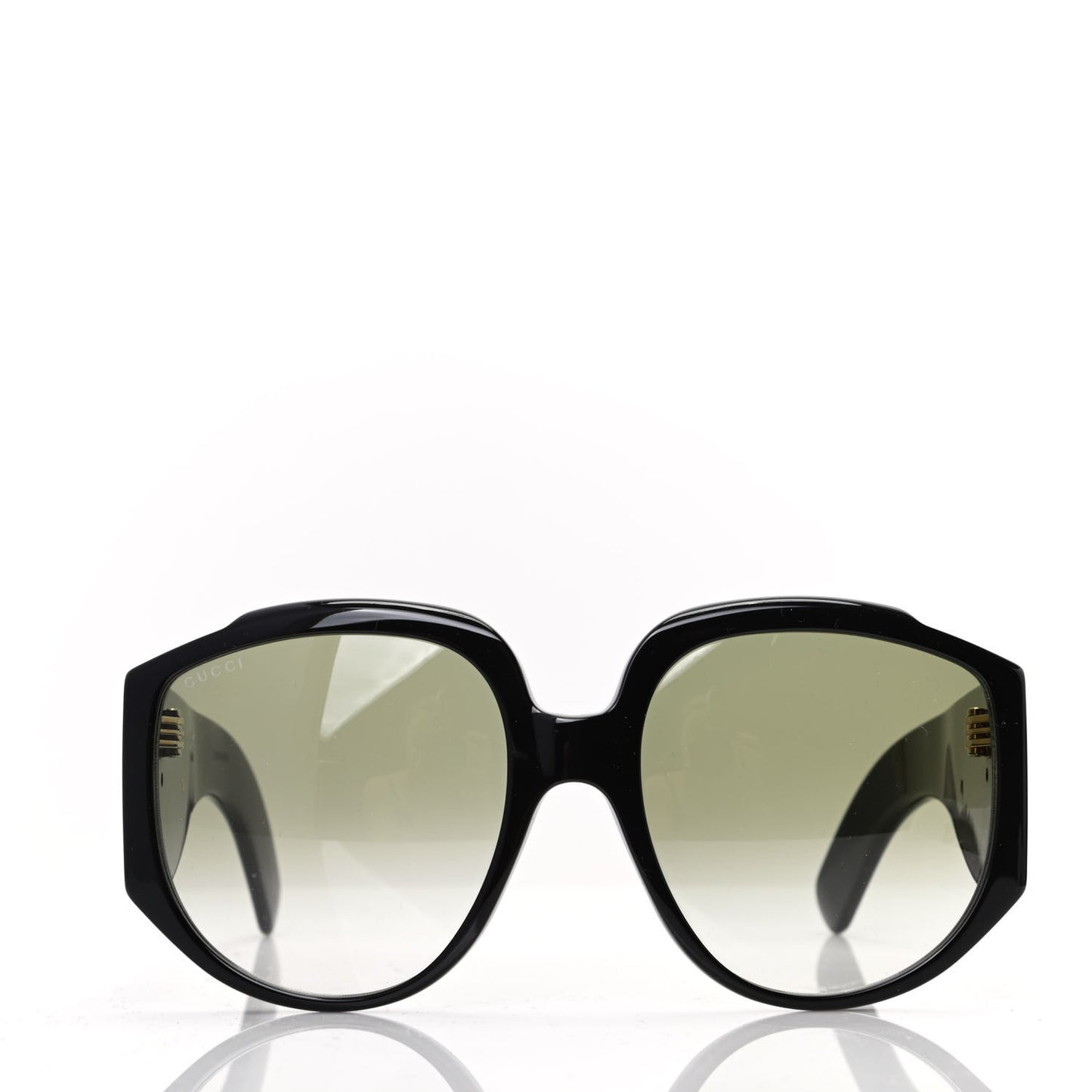 Acetate Oversized Interlocking G Sunglasses GG0151S Black