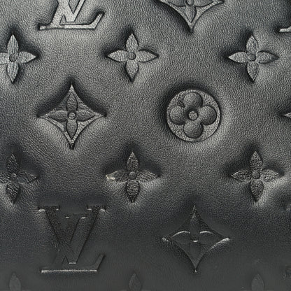 Louis Vuitton Lambskin Embossed Monogram Coussin PM Black 10 of 15