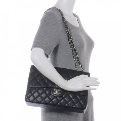 Chanel Caviar Jumbo Single Flap Black 2 of 8