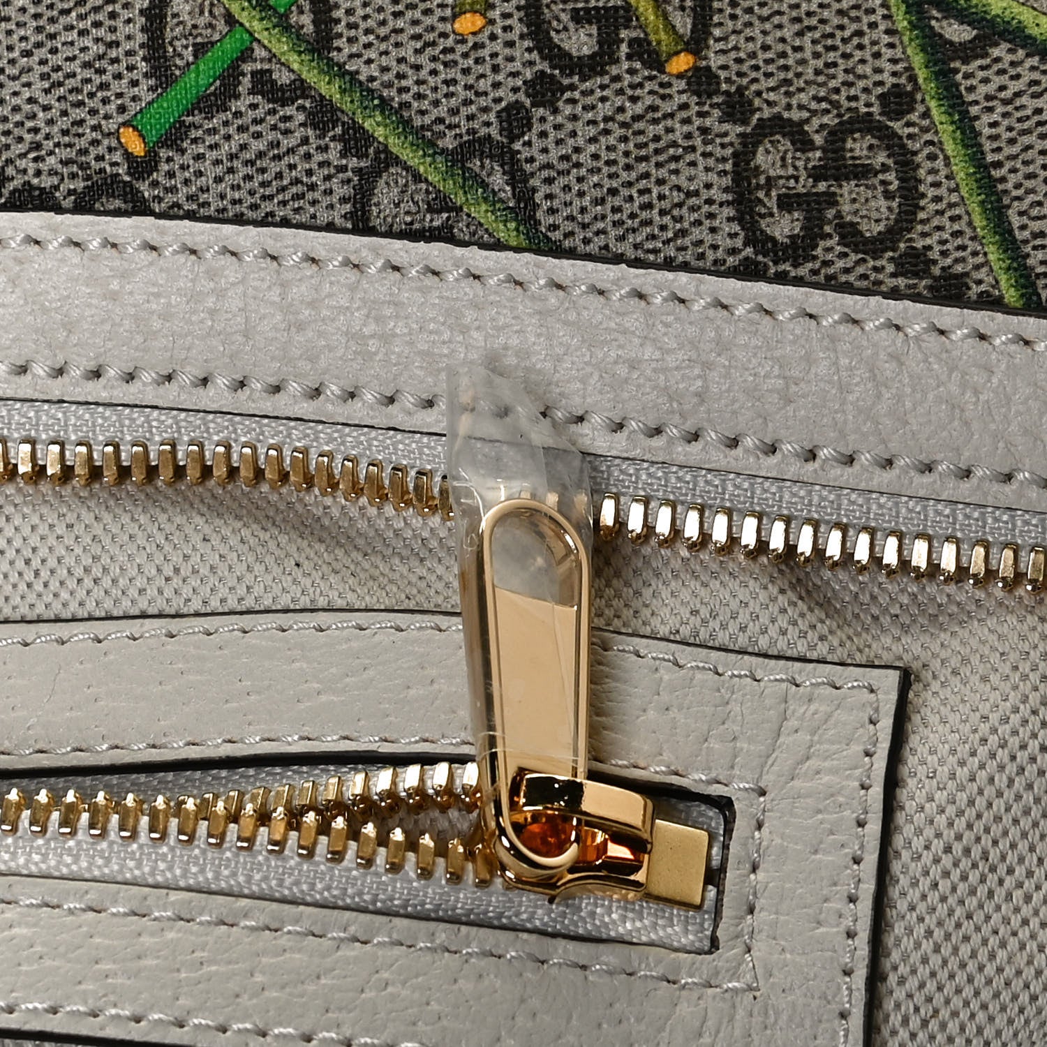 Gucci GG Supreme Monogram Flora Web Small Ophidia Half Moon Hobo White 14 of 14
