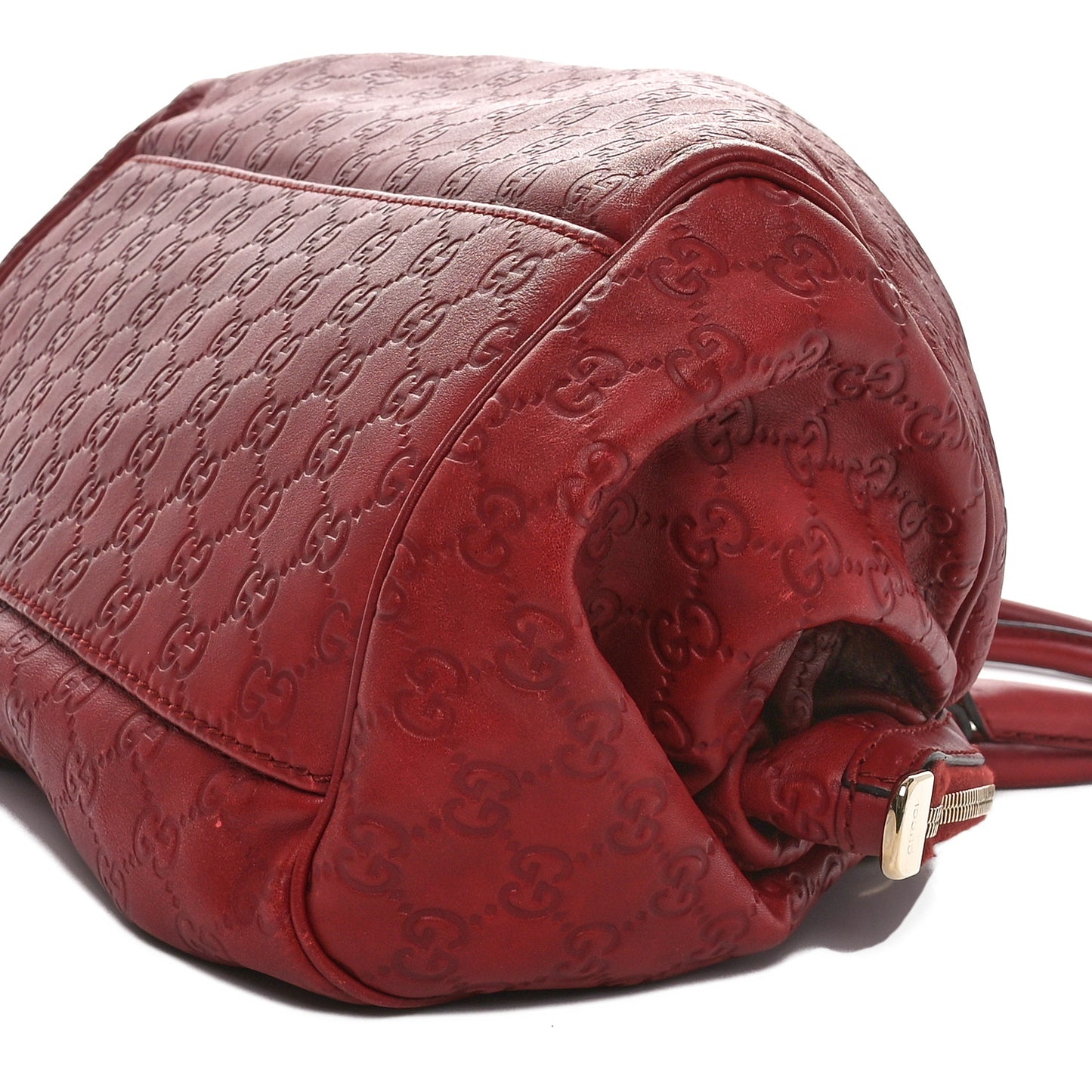 Guccissima Medium Sukey Boston Cherry