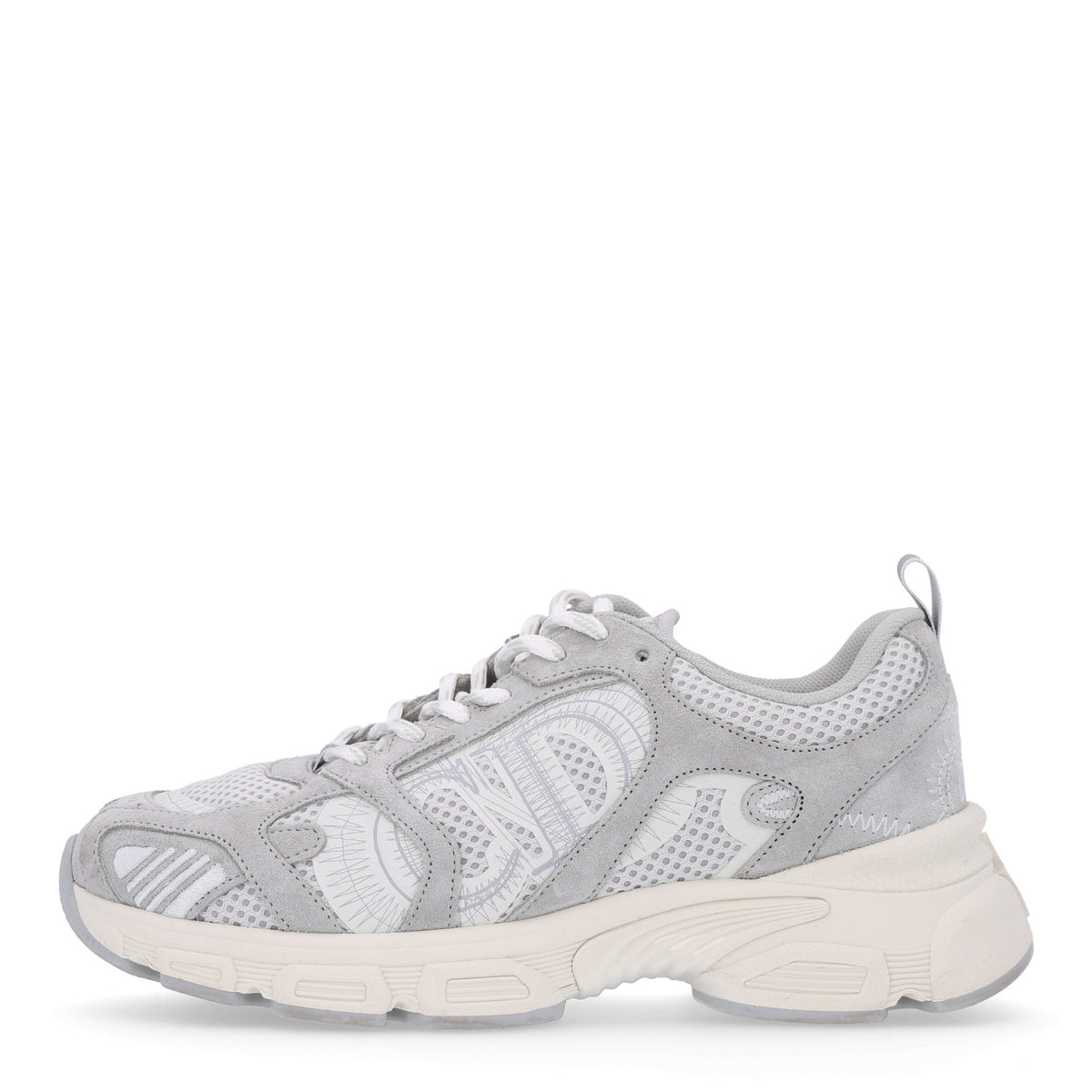 Christian Dior Technical Mesh Suede Dior Chrono Sneakers 38.5 Grey 1 of 10