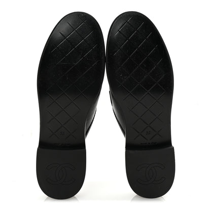 Chanel Lambskin Quilted CC Turnlock Mules 39 Black 6 of 10