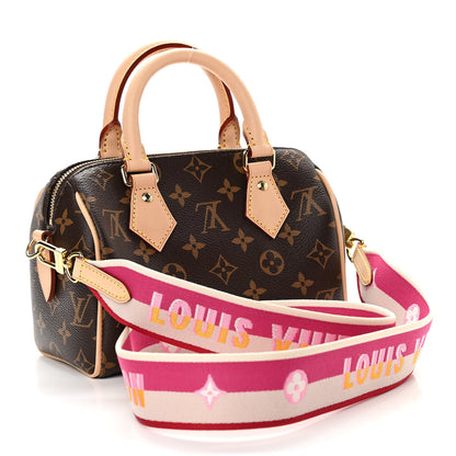 Louis Vuitton Monogram Speedy Bandouliere 20 Fuchsia 3 of 10