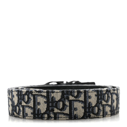 Christian Dior Oblique 35mm Belt 100 40 Blue Multi 2 of 7